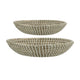 Jea Nesting Storage Bowls Set of 2 | Natural Brown Seagrass Cord Woven