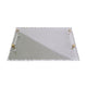 Decorative Serving Tray | Gold Handles | 14" Frosted White Acrylic