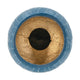 Dany Vase | Crocodile Texture | Watertight Base | 10" Blue Aluminum