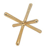 Tabletop Decor Set of 3 | Playing Jack Abstract Sculpture | Modern Gold