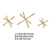 Tabletop Decor Set of 3 | Playing Jack Abstract Sculpture | Modern Gold