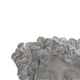 Decorative Vase | Women Head w Flower Wreath | Gray Cement | 23"
