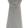 Decorative Vase | Women Head w Flower Wreath | Gray Cement | 23"