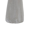 Decorative Vase | Women Head w Flower Wreath | Gray Cement | 23"