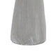 Decorative Vase | Women Head w Flower Wreath | Gray Cement | 23"
