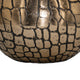 Dany Lidded Pot | Crocodile Texture | Watertight Base | Gold Aluminum 9"