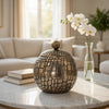 Dany Lidded Pot | Crocodile Texture | Watertight Base | Gold Aluminum 9"