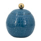 Dany Lidded Pot | Crocodile Texture | Watertight Base | Blue Aluminum 9"