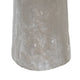 Decorative Vase | Human Face Sculpture | Loop Handles | 21" Gray Cement