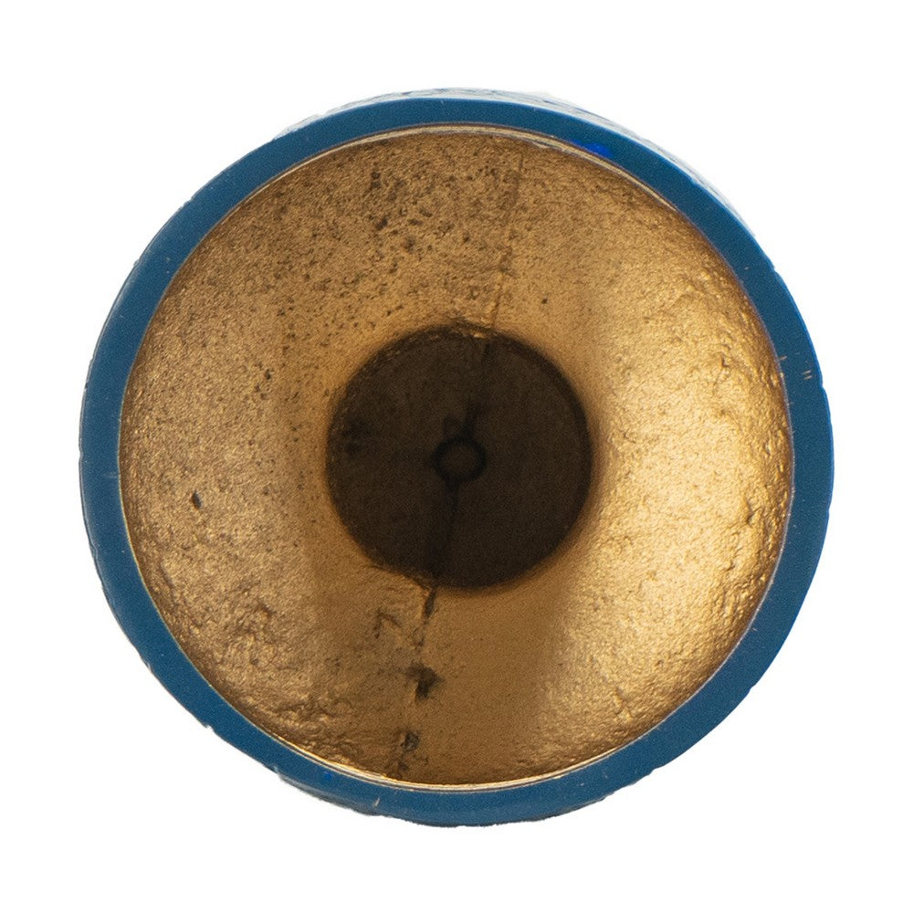 Dany Vase | Crocodile Texture | Watertight Base | 8" Blue Aluminum