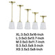 Pillar Candle Holder Set of 5 | Gold Aluminum & Thick White Marble Base