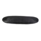 Decorative Bowl | 16" Long Oval Shape | Luxe Black & Gold Aluminum