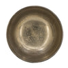Decorative Bowl | 9" Round Footed Design | Black & Gold Aluminum