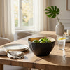 Decorative Bowl | 8" Squared Shape Distressed Gold & Black Aluminum
