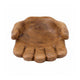 Decorative Accent Bowl Dish | 13" Hand Design with Teak Brown Wood