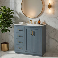 Blue, Gold, White