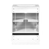 Daizy Bathroom Vanity with Ceramic Sink | Soft-Close Storage | White 24"