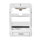 Daizy Bathroom Vanity with Ceramic Sink | Soft-Close Storage | White 24"