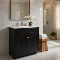 Black, Gold, White