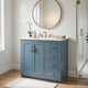 Swany Bathroom Sink & Cabinet Vanity with Drawers | Muted Indigo Wood 36"