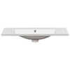 Suzy Sink Top with Basin Faucet Holes for Vanity Counter | White 36"