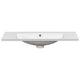 Suzy Sink Top with Basin Faucet Holes for Vanity Counter | White 36"