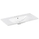 Suzy Sink Top with Basin Faucet Holes for Vanity Counter | White 36"