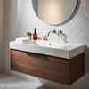Suzy Sink Top with Basin Faucet Holes for Vanity Counter | White 36"