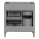 Zake Bathroom Vanity Cabinet with Tip-Out Drawers | Gray Wood 30"