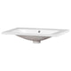 June Resin Vanity Top with Integrated Basin & Faucet Holes | White 30"