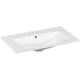 June Resin Vanity Top with Integrated Basin & Faucet Holes | White 30"