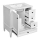 Cullen Bathroom Vanity with Ceramic Sink | 3 Drawers | Gray Wood 30"
