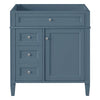 Zake Bathroom Vanity Cabinet with Tip-Out Drawers | Indigo Wood 30"