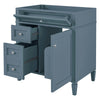 Zake Bathroom Vanity Cabinet with Tip-Out Drawers | Indigo Wood 30"