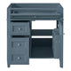 Zake Bathroom Vanity Cabinet with Tip-Out Drawers | Indigo Wood 30"