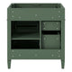 Zake Bathroom Vanity Cabinet with Tip-Out Drawers | Green Wood 30"