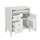 Asher Bathroom Vanity with Ceramic Sink | Smart Storage | White Wood 30"