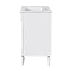 Fiji Bathroom Vanity with Ceramic Sink & Cabinet Storage | White 24"