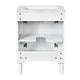 Fiji Bathroom Vanity with Ceramic Sink & Cabinet Storage | White 24"