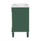 Fiji Bathroom Vanity with Ceramic Sink & Cabinet Storage | Green 24"