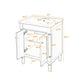 Fiji Bathroom Vanity with Ceramic Sink & Cabinet Storage | Green 24"