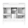 Gwen Bathroom Vanity with Ceramic Sink | 2 Drawer 2 Cabinet | White | 36"