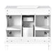 Gwen Bathroom Vanity with Ceramic Sink | 2 Drawer 2 Cabinet | White | 36"