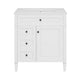 Gwen Bathroom Vanity | Ceramic Sink | 2 Drawer 2 Cabinet | White | 30"
