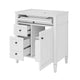 Gwen Bathroom Vanity | Ceramic Sink | 2 Drawer 2 Cabinet | White | 30"