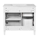Asher Bathroom Vanity | Ceramic Sink | Smart Storage Door & Drawers | White