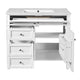 Asher Bathroom Vanity | Ceramic Sink | Smart Storage Door & Drawers | White