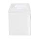 Jayz Floating Vanity with Sink | Gold Accents | White Textured Wood 36"