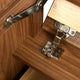 Addie Bathroom Vanity | Ceramic Sink | 3 Drawers | Natural Brown Wood 24"