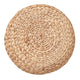 Leri Tatami Floor Cushion | Arrow Weave Light Brown Hyacinth | 16"